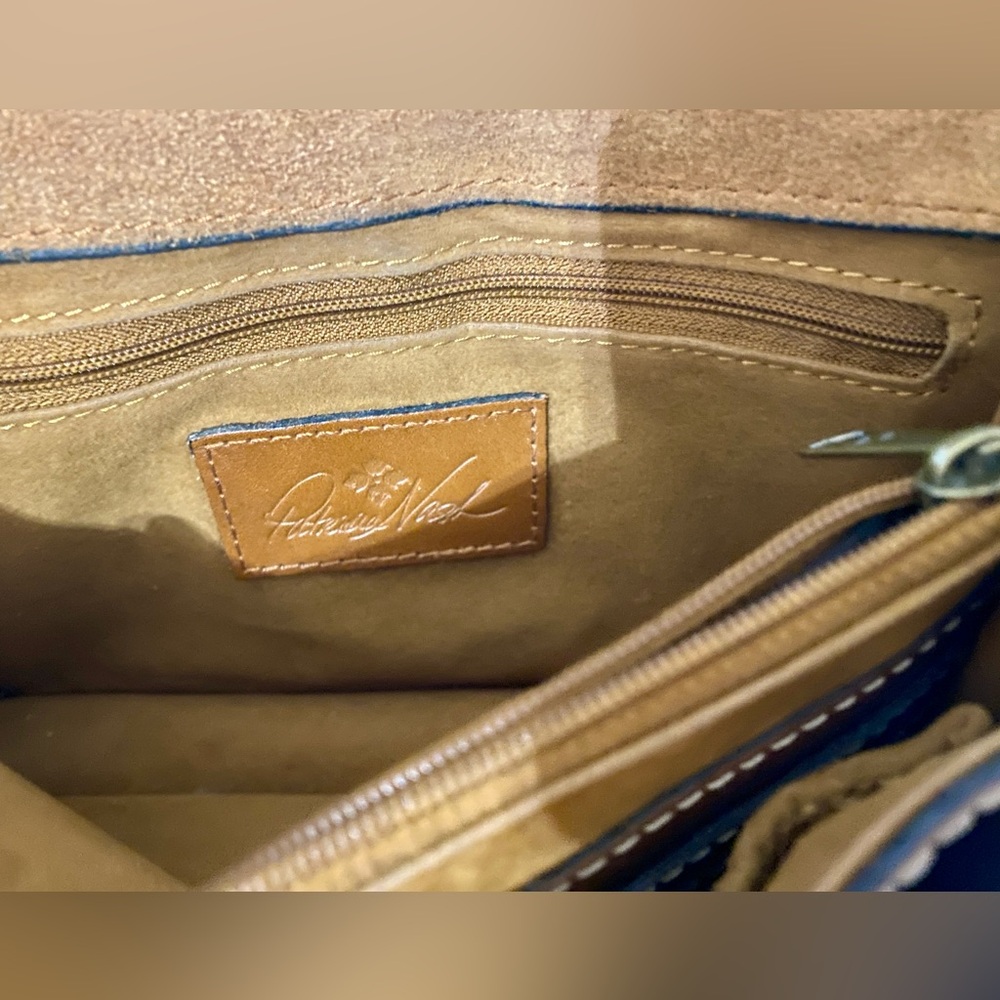 Patricia Nash Tooled Crossbody Genuine Leather - Picture 8 of 9